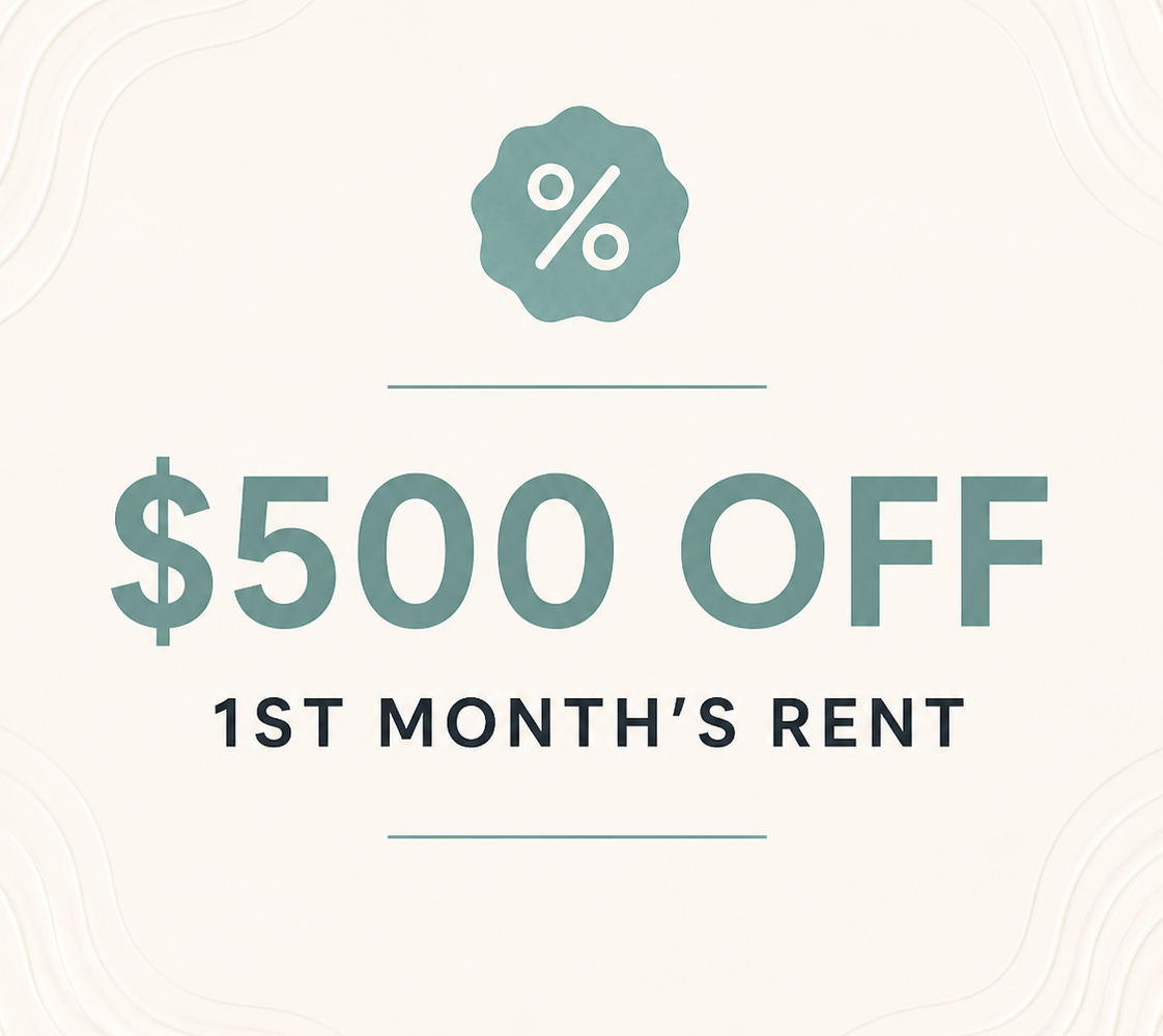 $500 off 1st month's rent at The Mint